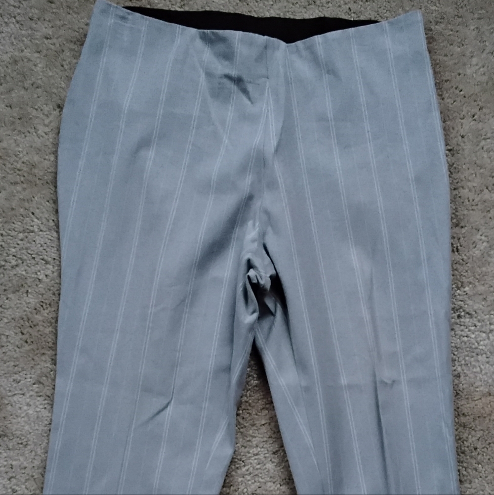 Gray Pinstripe Pants